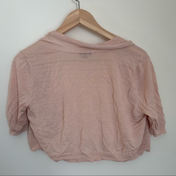 NWOT Talbots Silk Open-front Cropped Cardigan - Picture 3 of 3